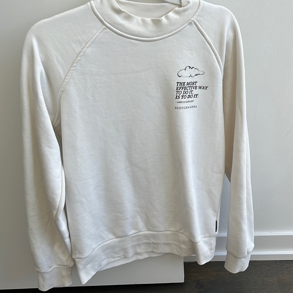 Scotch and soda Amelia Earhart Crew sweatshirt - Picture 1 of 2